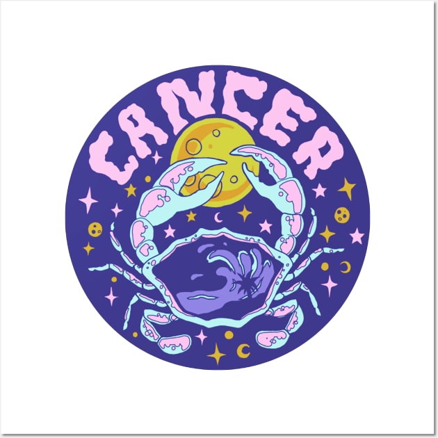 CANCER ZODIAC SIGN Wall Art by AMOS_STUDIO